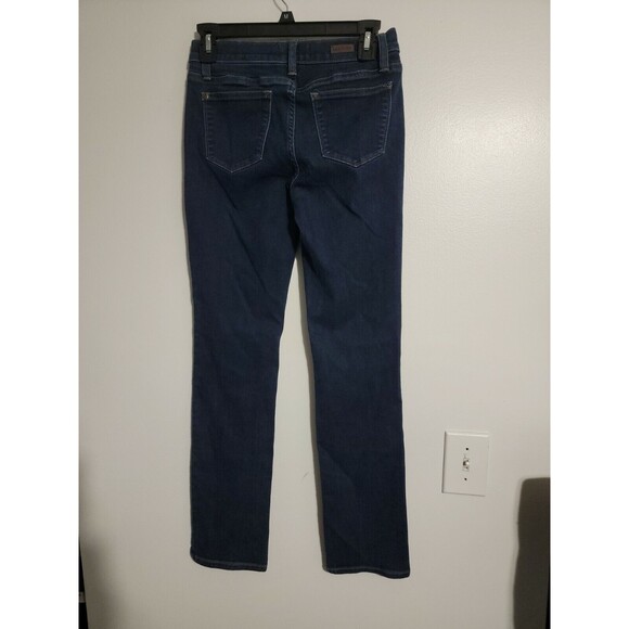 Lila Ryan Low Rise Stretch Skinny Crop Jeans Dark Wash Women Size 26 - Picture 3 of 8